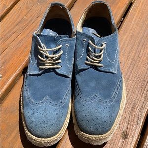 Men’s Carlo Pazolini suede oxfords size 10.5